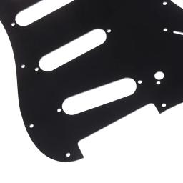 1pc 3 ply pickguard picareta guarda placa de risco para 11 buraco stratocaster stratat st sss guitarra instrumento acessórios - Image 5