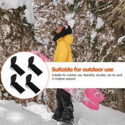4 pçs cinta de snowboard esquis cinto de ligação trenó fixação envolve multi função ao ar livre equipamentos esportivos de inverno acessório para - Image 5