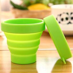 Copa De Água Dobrável De Silicone, Copos Retráteis, De Alta Temperatura, Portátil, Gota, Ao Ar Livre, Esportes, Viagem, Viagem, 1Pc - Image 1