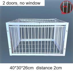 Gaiola dobrável galvanizada para armadilha de pássaros, 40*30*26cm, pombo falo, maneira humana com entrada unidirecional, armadilha de pombos, colombos em gaiolas - Image 1