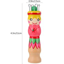 Carretel De Tricô De Madeira Com Agulha, Ferramenta De Tricô Francês, Fio De Madeira, Doll Maker, Carfts, Estilo 2 - Image 5