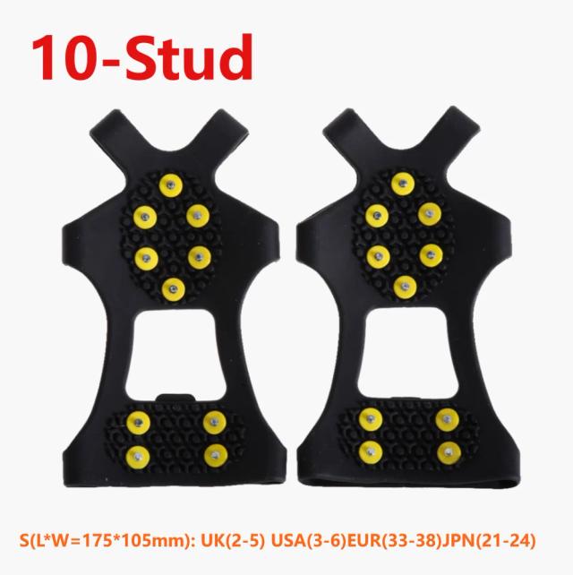 Grampos de Escalada 5-Stud Unisex para Montanhismo e Caminhada