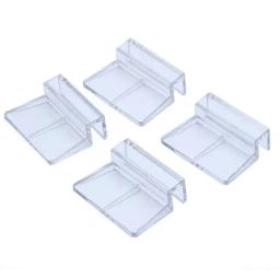 Aquário Acrílico Clipes para Fish Tank, Tampa De Vidro Multifuncional, Suporte De Suporte, 4 Pcs/Bag - Image 1