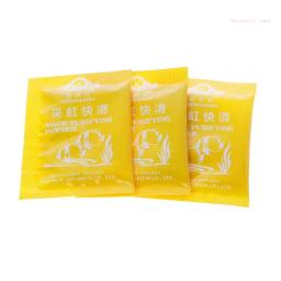5 sacos aquário água condicionador clarificador pó peixe para tanque água limpeza eficiente imune bactericida hx6d - Image 5