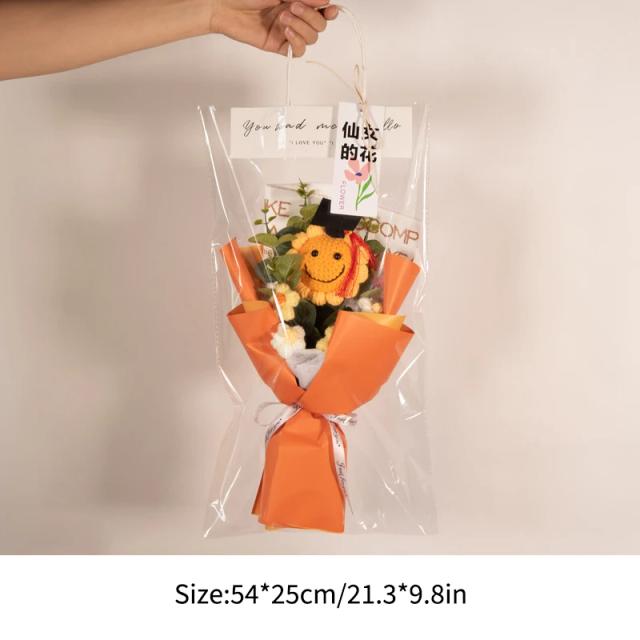 Buquê de Flores de Crochê Artesanais: Presente Perfeito para Casamento, Formatura e Dia dos Pais
