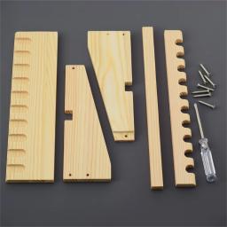 Suporte katanas, suporte samurais, rack exibição, suporte exposição dez buracos, - Image 5