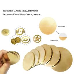 Disco de placa redonda de bronze para DIY, disco circular, gaxeta, placa de metal, espessura de 0,5mm, 60mm, 80mm, 100mm, 1mm, 2mm, 3mm, 50 milímetros, 60 milímetros, 80 milímetros, 100 milímetros - Image 6