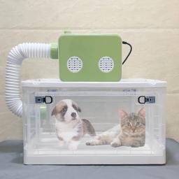 Automático Pet Cabelo Secador Caixa, Ultra Silencioso Cão Cabelo Secador, Controle De Temperatura, 360 Graus De Secagem Capacidade, Cat Grooming Quarto - Image 1