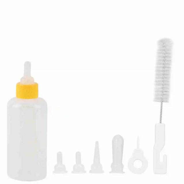 Kit de Mamadeiras de Gatinho para Cuidados de Enfermagem - Ideal para Cães Pequenos e Gatos (60ml)