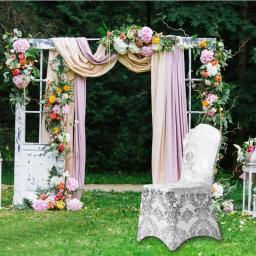 Capa universal para cadeiras de festa, alta qualidade, elegante, cabida, para salas de jantar, festa de casamento, celebração, decoração de hotel - Image 5