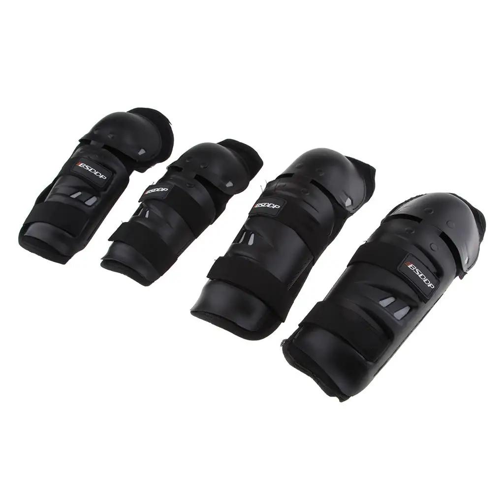 Cotovelo e joelheiras, guarda de engrenagens, cotoveleiras, suporte para equitação externa, motocicleta, protetor de moto, 4 pcs conjuntos - Image 1