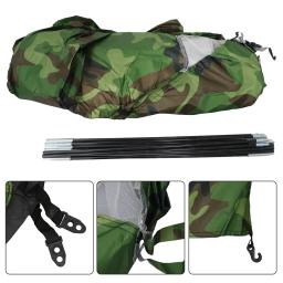 1 × barraca de acampamento portátil ultraleve, barraca de jardim para uma ou duas pessoas com revestimento anti-UV, zíper bidirecional, caminhadas, pesca, viagens - Image 4
