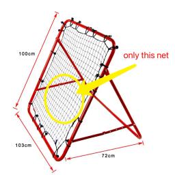 Baseball prática net para rebote tênis, treinamento acessórios, apenas net para hóquei - Image 1