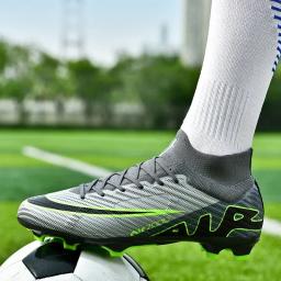 Chuteiras de futebol profissionais para adultos, botas de futebol antiderrapantes, sapatos esportivos ao ar livre, botas adolescentes, alta qualidade, quente, TF, FG, 2024 - Image 3