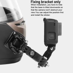 Motocicleta Capacete Kit para GoPro Hero, Action Camera Acessórios Set, Chin Mount Bracket, Bike Chin Mount para Go Pro Hero 1110 9 8 7 - Image 6