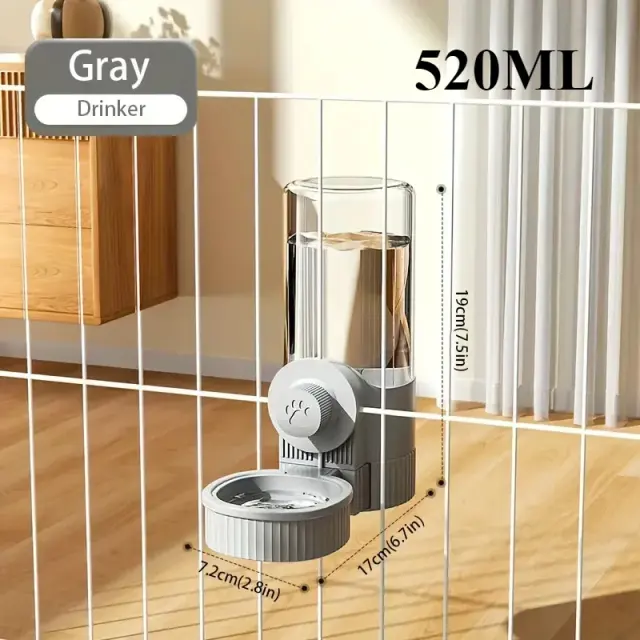 Alimentador Automático de Animais de Estimação com Sistema de Gravidade e Suprimento de Água para Cães e Gatos