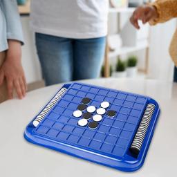 Conjunto de xadrez portátil para adultos e crianças, jogo de interação, brinquedo educativo, desafio, família, lar, 37cm x 31cm - Image 4