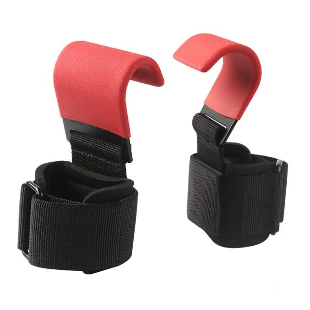 Luvas Neoprene Levantamento Peso Ganchos Aço Proteção Mão