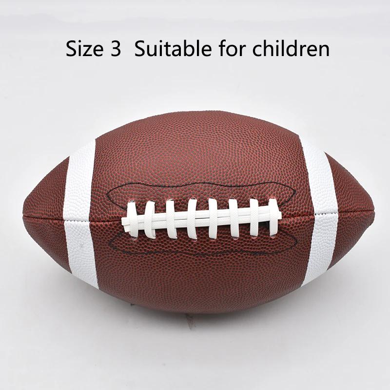Personalizar a bola de rugby americano, resistência Footbll tamanho, treinamento oficial, equipe prática, esportes - Image 1