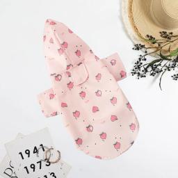 Fastenertape-Multifuncional impermeável Pet Raincoat com capuz para cães, protetor solar reflexivo impressão para pequenos - Image 6
