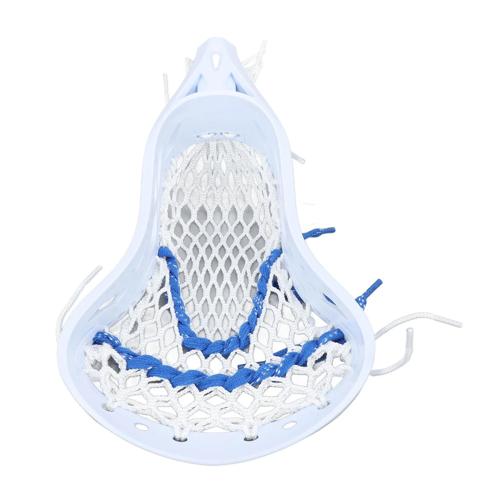 Lacrosse Head Mesh Strung Wear Proof, Nylon Stick Heads para competição de treinamento - Image 1