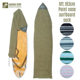 Ananas Surfboard Sock, Kite Wakesurf Foil Board, tecido elástico protetor, nariz pontual, saco de capa macia, 6 '0 ", 185 cm - Image 1