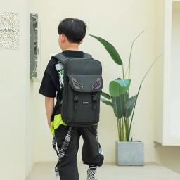 Baquetas Mochila Carry Case, estojo de armazenamento, acessórios de baqueta, bolsos, dois compartimentos, alças duplas - Image 3
