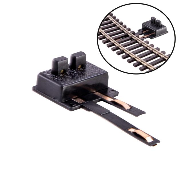 Kit de Diorama HO Escala 1:87 com Trem Ferroviário, Trilhos e Caixa de Junção para Alimentação - DIY Criativo