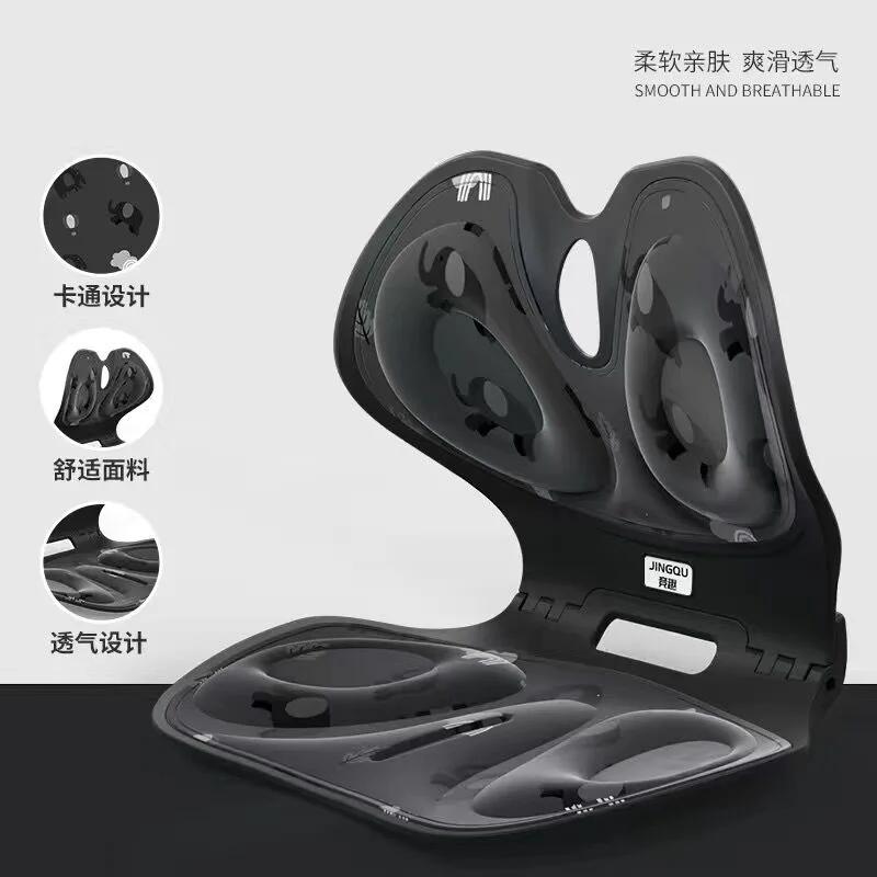 Aluno ergonômico aprendendo almofada do assento, dobrável, melhorando a postura sentada, casa, escritório, cadeira do computador, almofada traseira, adulto, crianças - Image 1