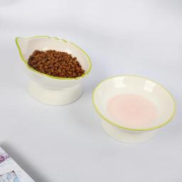 Elevada tigela de comida de gato, estável proteger pet's spine, durável pet alimentação prato, gatinho água tigela para cães e gatos - Image 5