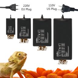 Tapete de calor do lagarto dos répteis do terrário que escalam o aquecimento do animal de estimação almofadas quentes inteligentes ajustáveis do controlador de temperatura esteiras 110v/220v - Image 2