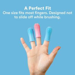Silicone Dog Finger Toothbrush, Pet Dentes Ferramentas de limpeza para gatos Filhotes, Extra Macio, Suprimentos de cuidados dentários, 360 graus - Image 5