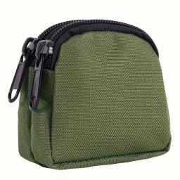 Pequena capacidade exterior escalada saco, portátil compacto com zíper bolso com cinto loop, estilo esportivo, 2,75x1,18x2,75 ", 1pc - Image 3