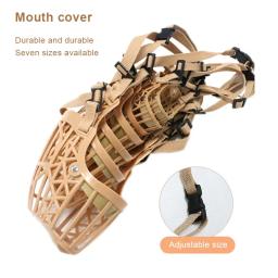 Focinho para cães de estimação, ajustável, respirável, capa para boca de cachorro, anti-aboiement, malha para cães, boca longa, uso para cachorros - Image 4