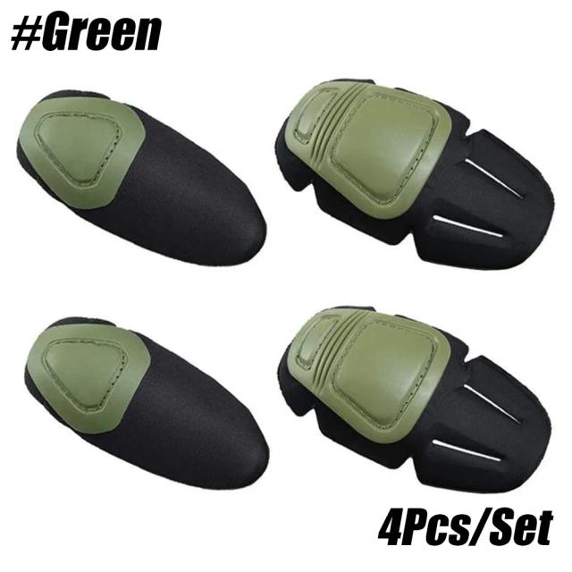 Joelho Tático e Cotovelo Protetor: Almofadas para Caça, Paintball, Airsoft e Uniformes de Combate