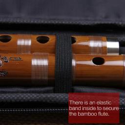 Portátil impermeável PU couro flauta saco, armazenamento de instrumentos, saxofone engrossado, baquetas, instrumentos acessórios, 2024 - Image 6
