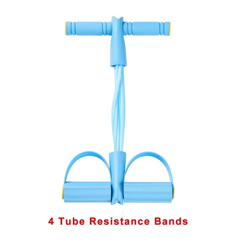 Tensor de faixa de resistência profissional, alças antiderrapantes de 4/6 níveis para treino abdominal, yoga, pilates, academia em casa, equipamentos fitness - Image 1