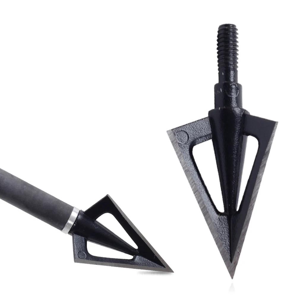 Outdoor Hunting Arrows Heads, Universal Compound Shooting Acessório, Broadheads para tiro com arco, 3 lâminas, 100 grãos, 6 pcs, 12 pcs, 24pcs - Image 1