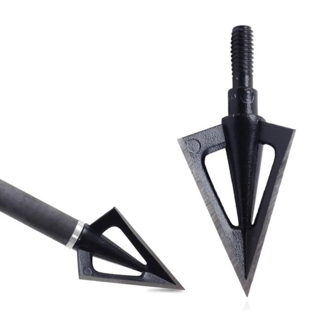 Outdoor Hunting Arrows Heads, Universal Compound Shooting Acessório, Broadheads para tiro com arco, 3 lâminas, 100 grãos, 6 pcs, 12 pcs, 24pcs