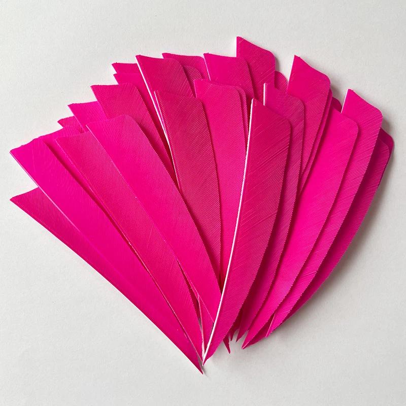 IBOUNFOX-Arco e flecha Seta Fletching, RW Caça Arco, Penas Naturais de Turquia, Escudo Acessórios, 4 ", 100pcs - Image 1