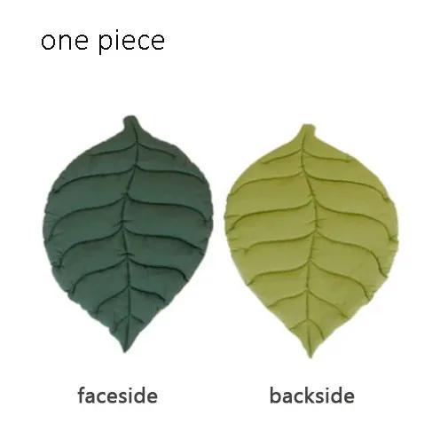 Soft Cotton Leaf Shaped Bed Mats, Tapete lavável, Cobertor do sono, Home Pets, Almofada dupla face, Tapetes, Gatinho, Cachorro, Cão - Image 1