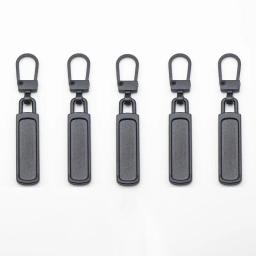 5 pçs zíper de metal universal kit de reparo instantâneo zíper puxar substituição zip slider para roupas jaqueta diy artesanato costura zip cabeça - Image 3