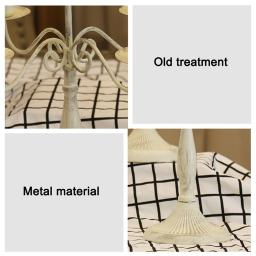 Castiçais internos para decoração de sala de estudo, resistente e durável acabamento liso, ornamento de mesa vintage - Image 2