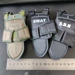 SWAT Uniforme Militar para Soldado, Colete de Proteção, Casaco à Prova de Balas, Colete Tático, Acessórios Roupas, Fit para 12 "Hottoys Figura, Escala 1:6 - Image 6