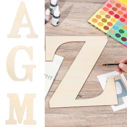 Letras De Madeira Para Decorações De Parede, Artesanato De DIY, Nome Do Alfabeto, Palavra Arte, Berçário, Crianças, Quarto Do Bebê, Festa De Casamento, Decoração De Casa, 30cm - Image 4