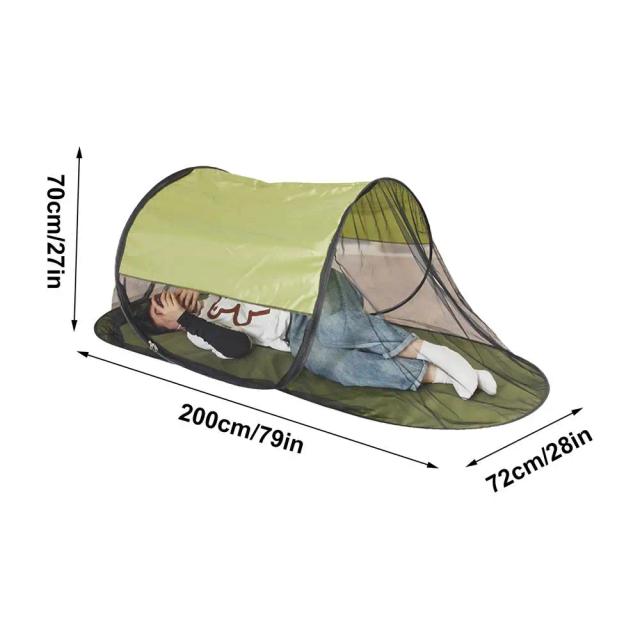 Tenda Dobrável com Piso para Camping - Shelter Portátil com Tela para Uso Individual