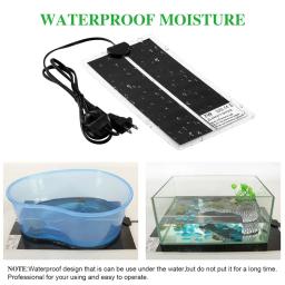Almofada de aquecimento impermeável para répteis Folha de aquecimento para animais de estimação Controlador de temperatura Esteira quente com controlador de temperatura 110V, 7W - Image 2
