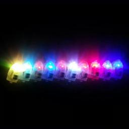 Conjunto colorido pequeno luzes led lâmpadas balão de papel lanterna decoração bateria embutida para festa de aniversário de casamento luz de iluminação - Image 5