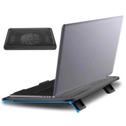 Universal Laptop Cooling Pad com Ventilador Grande, Notebook Radiator, Stand, Ventos Fortes, Mudo, Base de Refrigeração, 14" - Image 2