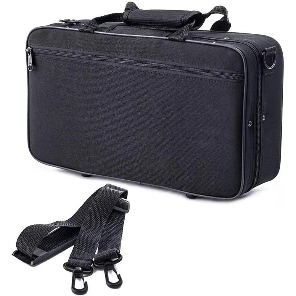 Caixa De Armazenamento De Clarinete Oxford Bb, Acessórios De Clarinete De Substituição Preto, Correias De Folha, 600D - Image 1